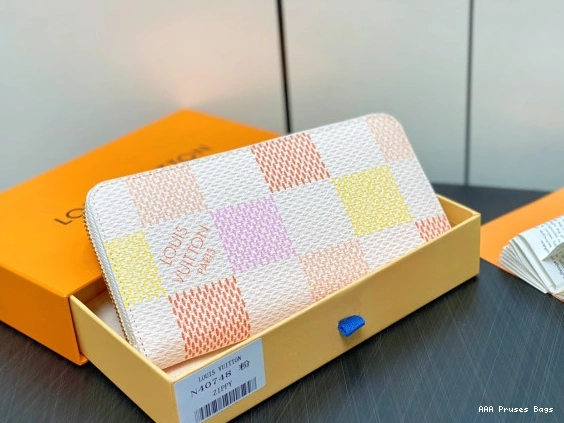 AAA Pruses Bags LOUIS cm WALLET-19.5*10.5*2.5 ZIPPY VUITTON 0714